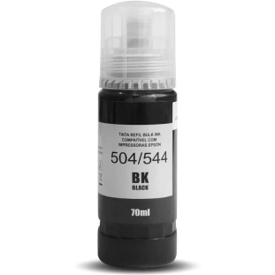 REFIL P/ BULK INK (504/544) EPSON PRETO (70ml) COMP