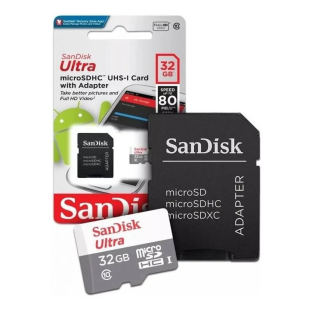 CARTÃO DE MEMÓRIA ULTRA 32GB SANDISK