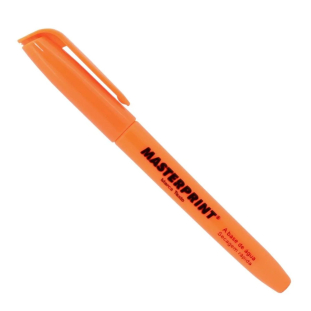 CANETA MARCA TEXTO LARANJA MASTERPRINT