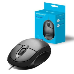 MOUSE OPTICO CLASSIC BOX PRETO USB MO300 MULTILASER