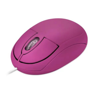 MOUSE ÓPTICO CLASSIC BOX ROSA USB (MO304) - MULTILASER