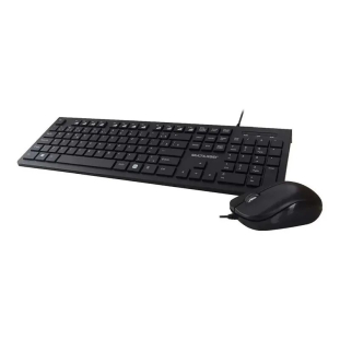 COMBO TECLADO MULTIMIDIA E MOUSE OPTICO USB PRETO TC240 MULTILASER