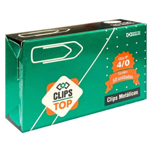 CLIPS GALVANIZADO 4/0 CX 50 UNIDADE CLIPSTOP