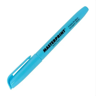 CANETA MARCA TEXTO AZUL MASTERPRINT