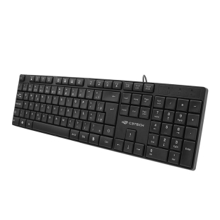 Teclado Multimidia USB Preto C3Tech - KB-M11BK