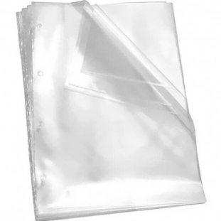 SACO PLÁSTICO GROSSO C/ FURO 24X32 PACOTE C/50 UN.
