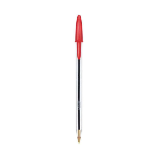 CANETA ESFEROGRÁFICA VERMELHA BIC CRISTAL