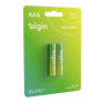 PILHA ALCALINA AAA CARTELA COM 2 UNIDADES ELGIN